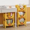 Toy Storage Trolley Living Room Snack Organizer Movable Bathroom Shelf Kitchen Rack With Wheels Children Cute Bookshelf Bookcart