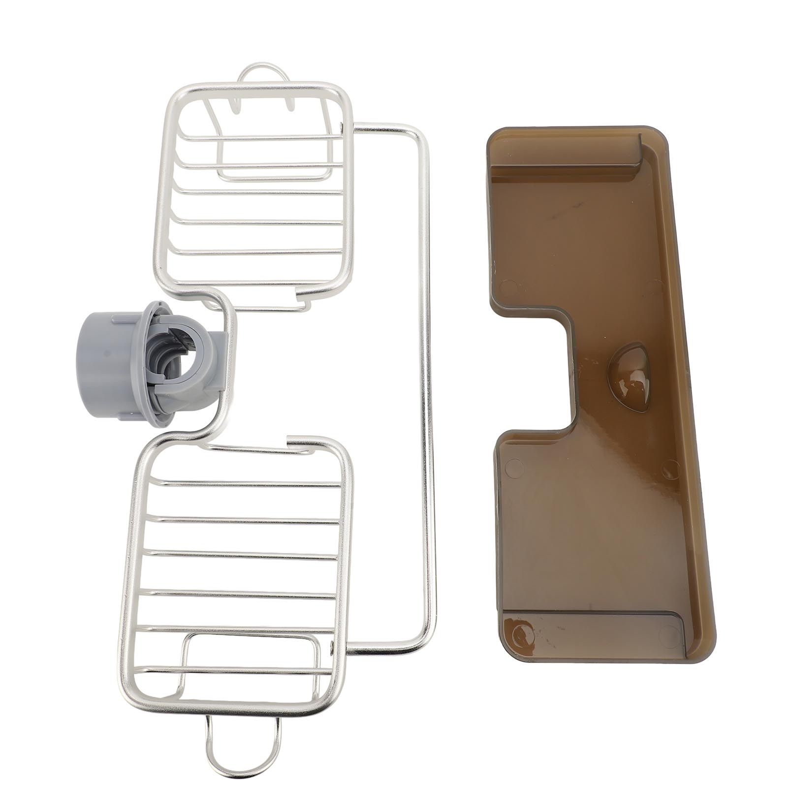 

Органайзер для кухонного крана для раковины Space Aluminium Plastic Multifunction Space Saving Hook Fast Drying Silver