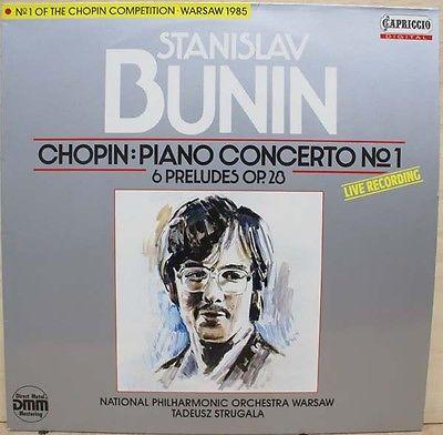 LP Schallplatte FRÉDÉRIC CHOPIN , STANISLAV BUNIN - Klavierkonzert Nr.. 1 / 6 Präludien O C27217 Capriccio 1988 Deutschland Klassisch Gebraucht