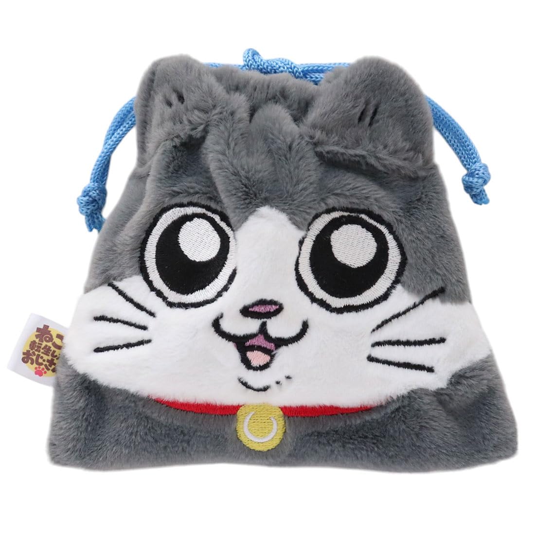 

[The Old Man Who Reincarnated as a Cat] Pun-chan Drawstring Bag (Blue) 001494-0001-01