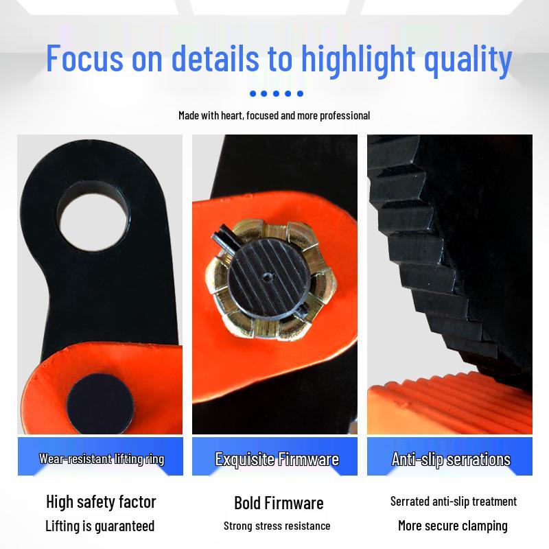 Legierungsstahl Horizontalklemmzange 1-5 Tonnen Tragfähigkeit