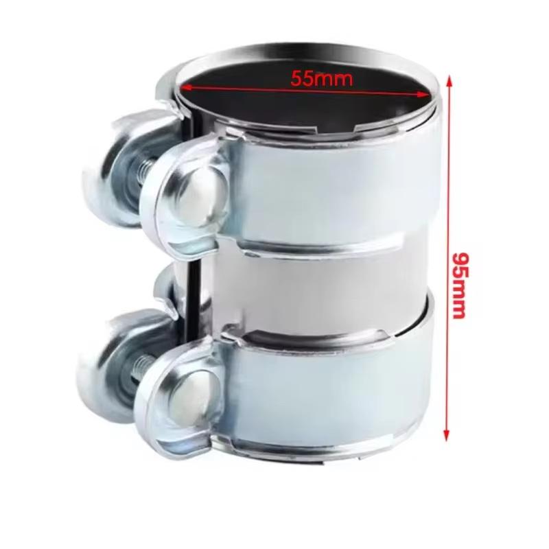 Eksossklemme 45 mm 50 mm 55 mm 60 mm 65 mm Eksosrør Rørkobling Skjøtestykke Muffeklemme Justerbar Spiss