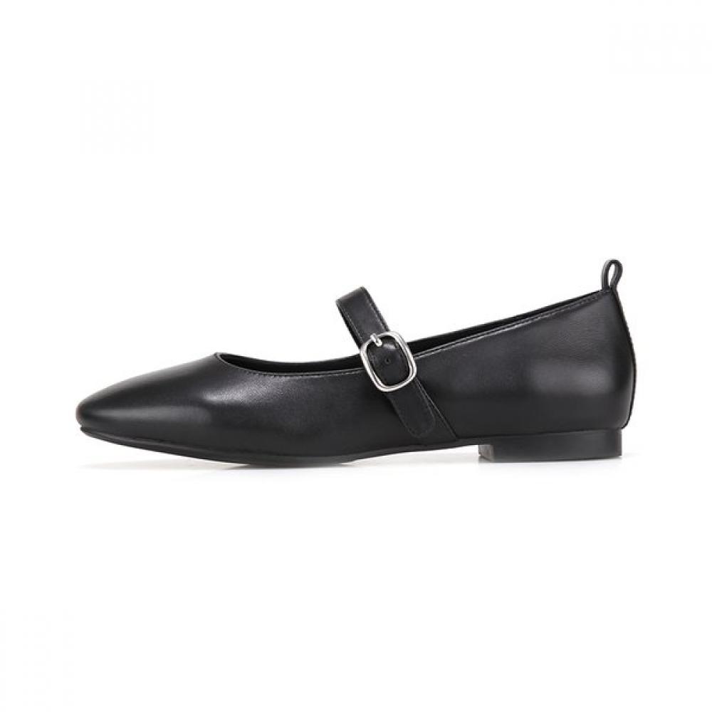 Barbara Leather Daily Casual Mary Jane Flat 1.5cm Bbj110bk