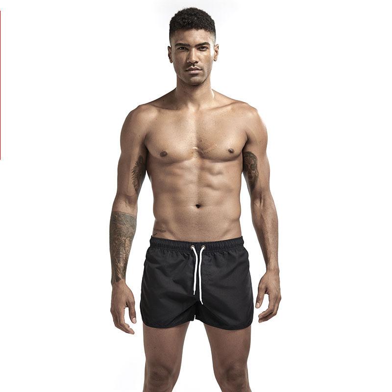 Summer New Men's Fashion Beach Shorts Polyester Quick-drying Sports Quarter Pants