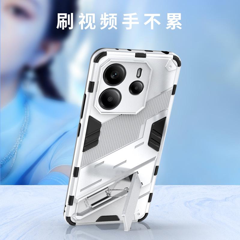 Suitable for Redmi Note11 Pro punk armor mobile phone case Xiaomi 11 Pro invisible bracket protective case