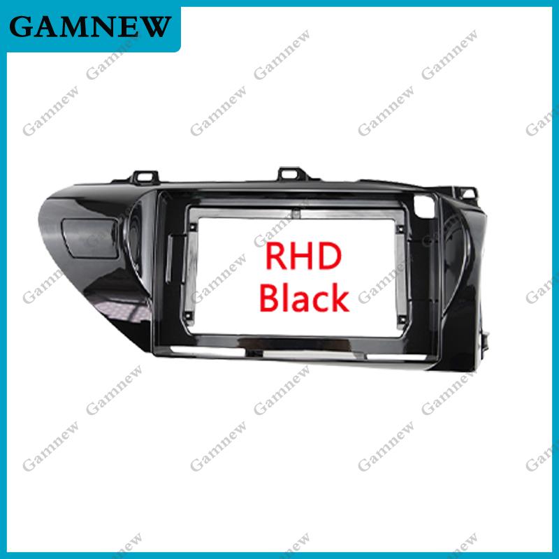 10 Inch Car Frame Fascia Adapter For Toyota Hilux Pick Up AN120 2015-2020 Android Radio Dash Fitting Panel Kit