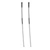 2PCS Soft Whip Antennas Fit for YAESU VX6R VX160 Radio SMA M Interface High Gain Antennae Support 144 430MHz 120 150