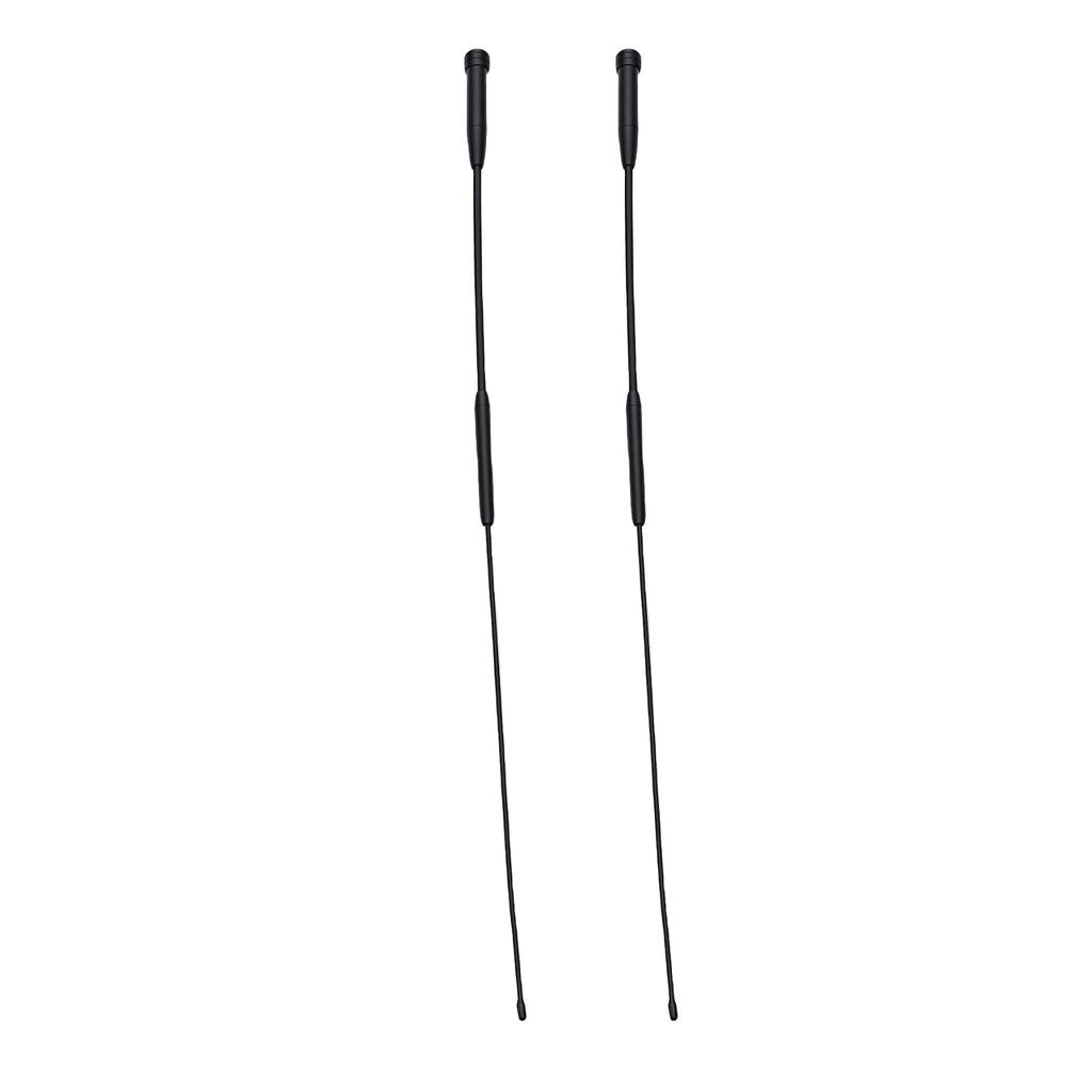 2PCS Soft Whip Antennas Fit for YAESU VX6R VX160 Radio SMA M Interface High Gain Antennae Support 144 430MHz 120 150