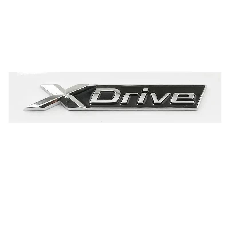 3D ABS Car XDrive Logo Rear Trunk Fender Emblem Badge Decals Styling Sticker For BMW X1 X3 X4 X5 X6 X7 E84 F48 F25 G01 F15 E71 Or2