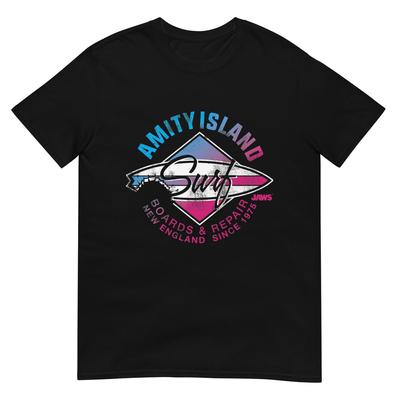 Szczęki Wyspa Amity Nowa Anglia Sklep z odzieżą surfingową Od T-shirt T-shirt