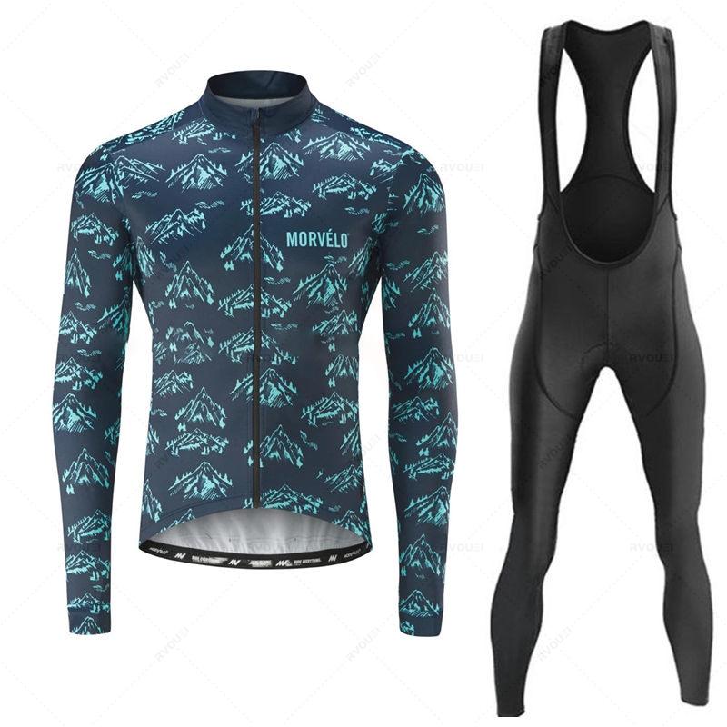 Spring and Fall Mens Long Sleeve Cycling Sets Bicycle Clothing Mountain Bike Clothes Suits Ropa Ciclismo 2026 Summer Breathable Cycling Suit