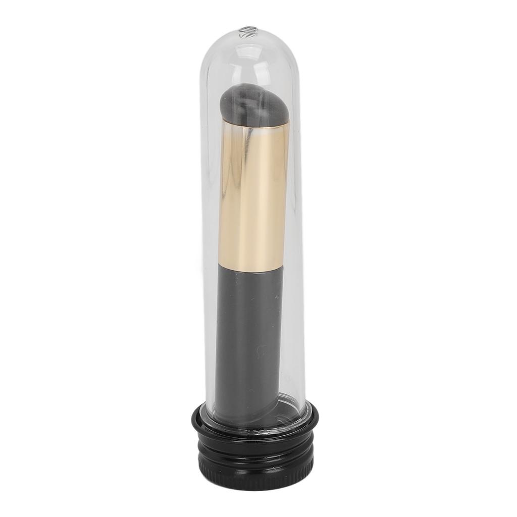 4PCS Concealer Makeup Brush Round Head Mini Silicone Lip Balm Brush for Home Office Travel