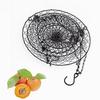 3-Tier Hanging Fruit Basket Stainless Steel Storage Basket Foldable Wire Organizer for Fruits Vegetables Toiletries