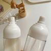 1-2pcs Portable Plastic Pump Bottle Safety Empty Spray Cosmetic Tool Refillable Lotion Split Bottles Cream Shampoo Travel Bottle