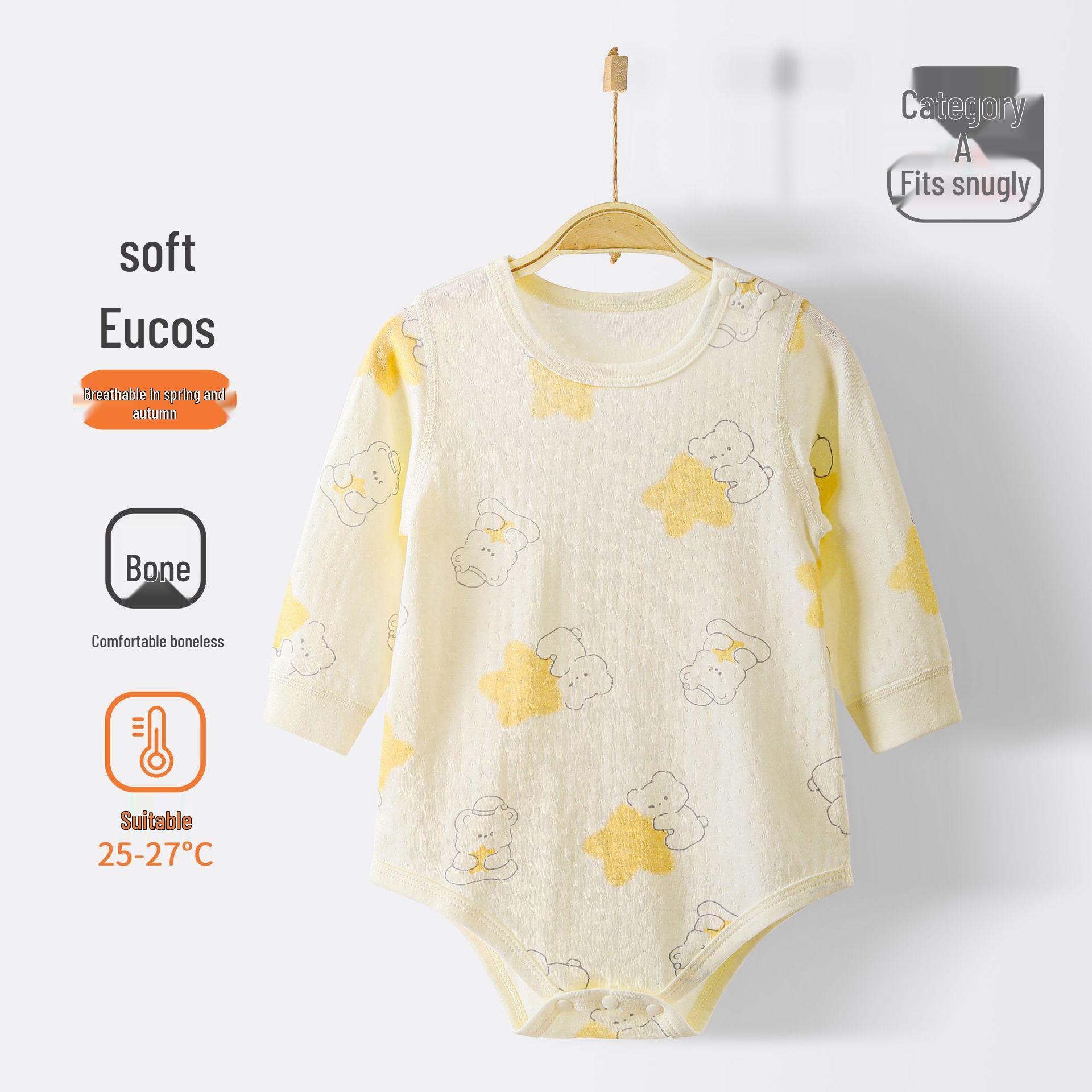 

Unisex Baby Jumpsuit - Newborn & Toddler Four Seasons Romper 66 cm
