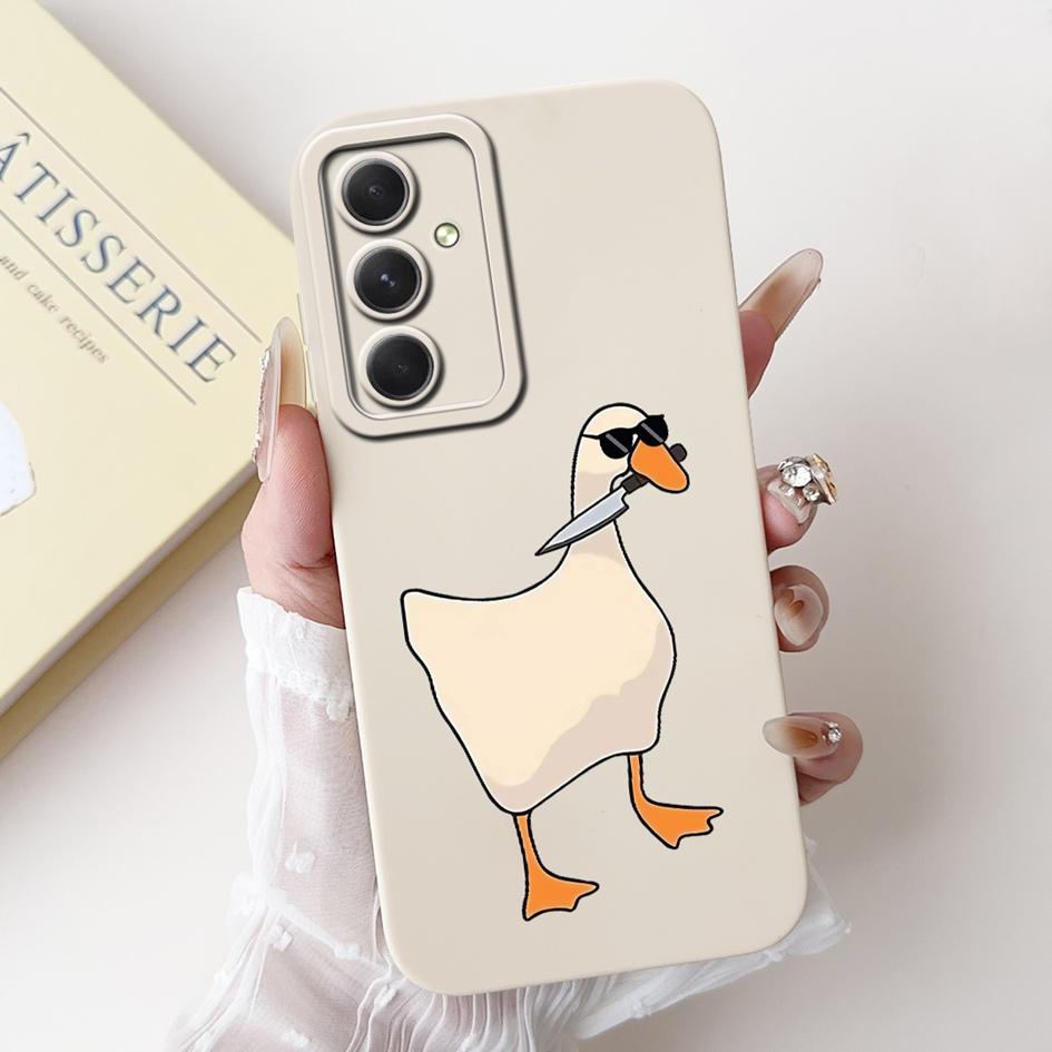 Case For Samsung Galaxy A53 A54 A55 5G Cover SM-A536B SM-A546V SM-A556B Shockproof Funda Fashion Flower Soft Silicone Matte Etui