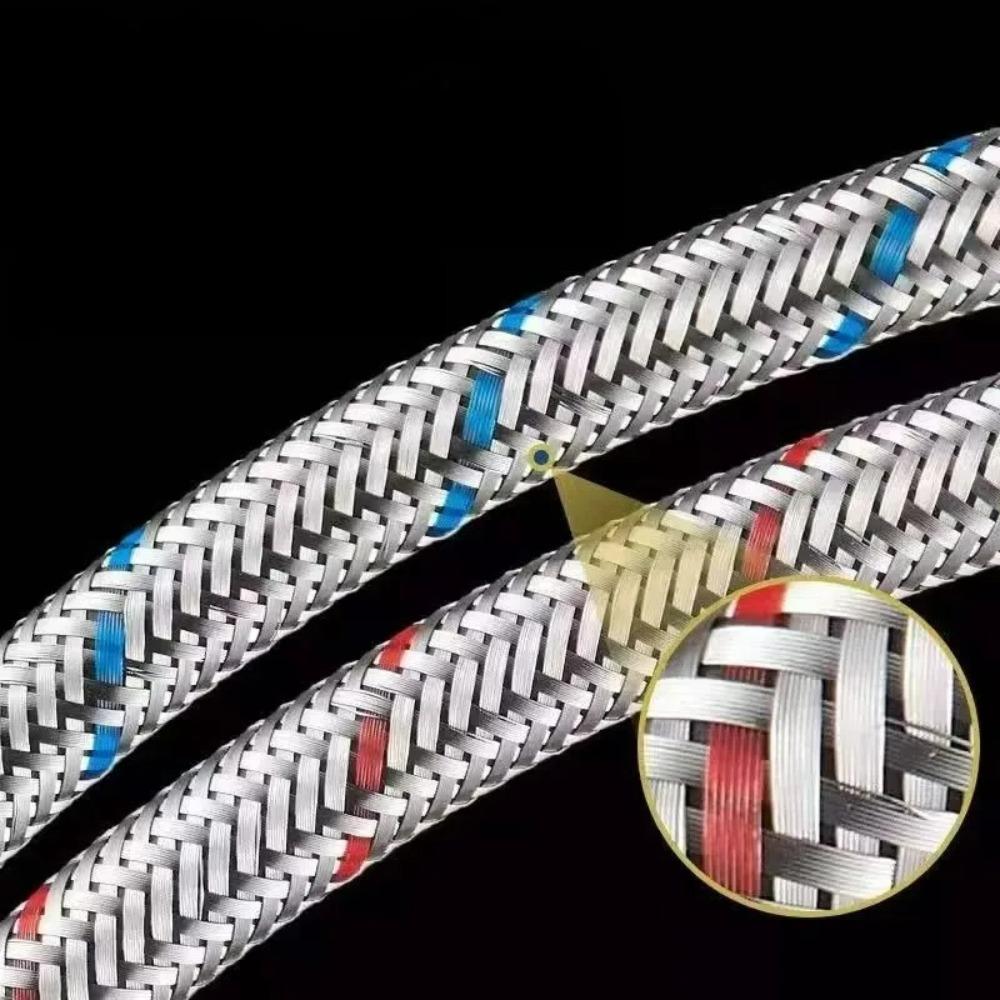 G1/2 Caliber Hoses Length 60cm/80cm Faucet Hoses Cold Hot Mixer Faucet Stainless Steel Water Inlet Pipe High Quality