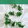 2.4m Enredadera de Flores de Rosa de Seda Artificial en Floración Hiedra Decoración para el Hogar y Bodas