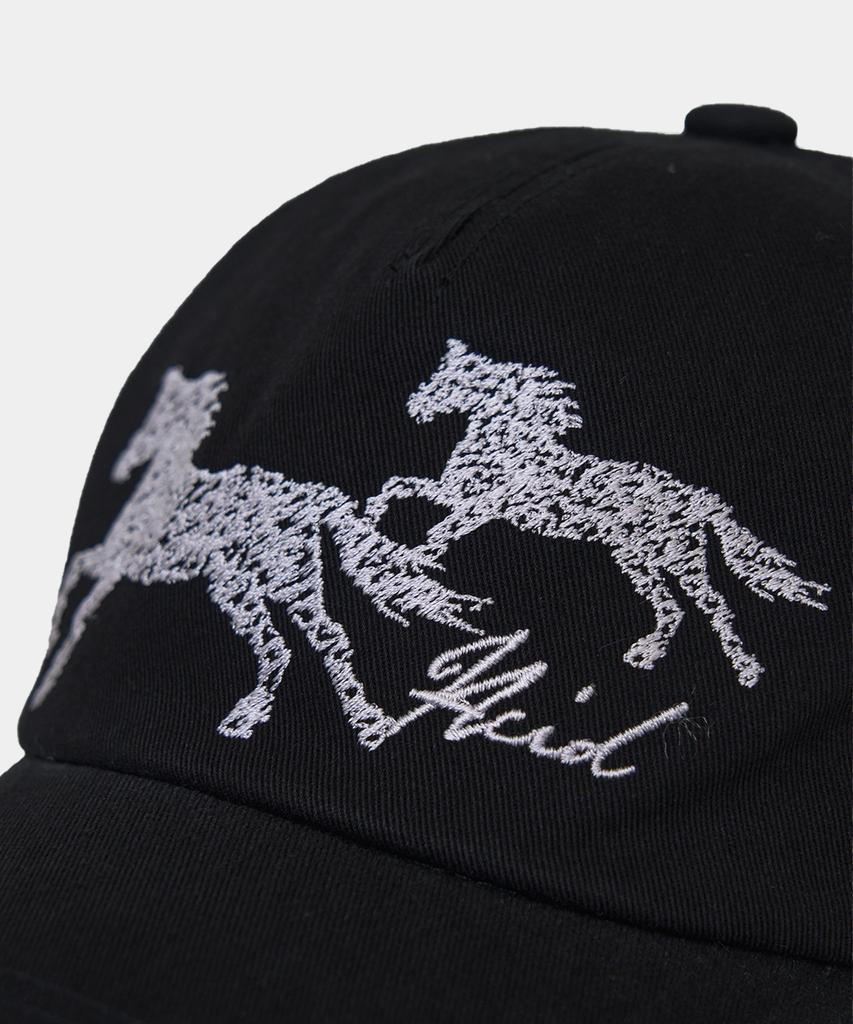 SLOWACID Horse Patch Ball Cap [Black]