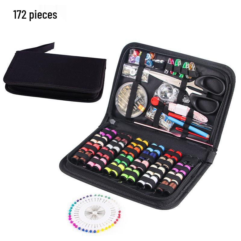 High-Quality Portable Needle and Thread Kit: Practical Sewing Box with Mini Family Tools