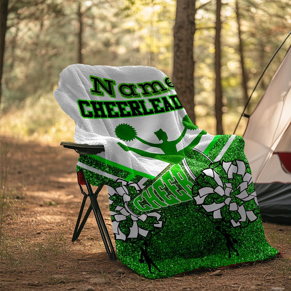 Cheerleader Outdoor Customize Your Name Blanket Comfortable Soft Lightweight Allseason Multipurpose Blanket For Travel Camping Picnics Sofa Office Bed