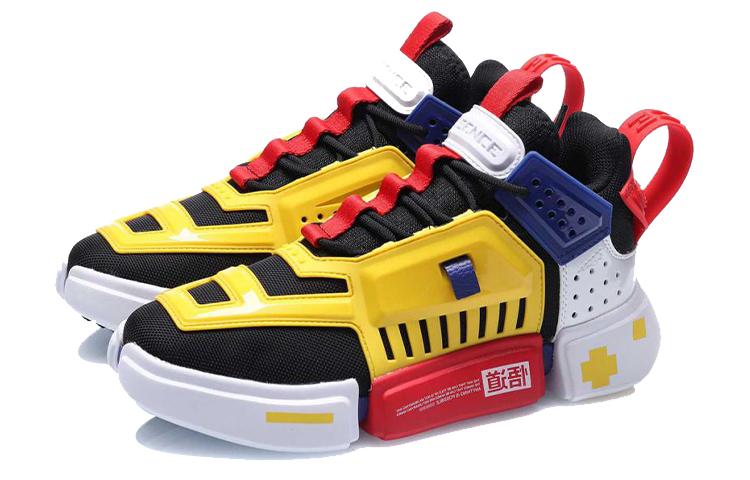 Li Ning Enlightenment Textil, Synthetikleder Dämpfung Rutschfest Abriebfest Niedrig geschnitten Freizeitschuhe AGBQ122-3