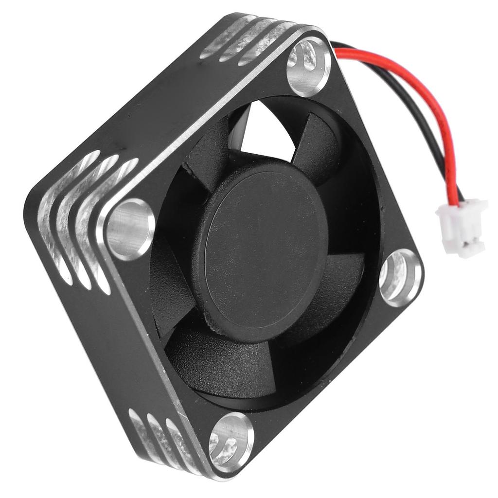 SURPASSHOBBY Electric Motor Cooling Fan 30x30mm 28000RPM 58V Fit for 1 10 1 12 1 8 RC Car(Black Silver )