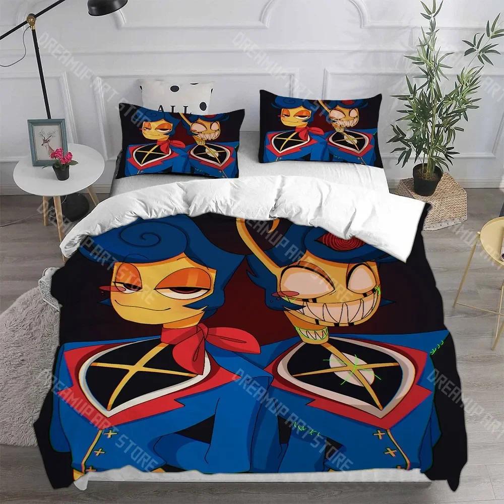 3D Print Welcome Home Anime Printed Bedding Sets Comforter Quilt Bed Cover Duvet Cover Pillow Case 2-3 Pieces Sets Kids Adult