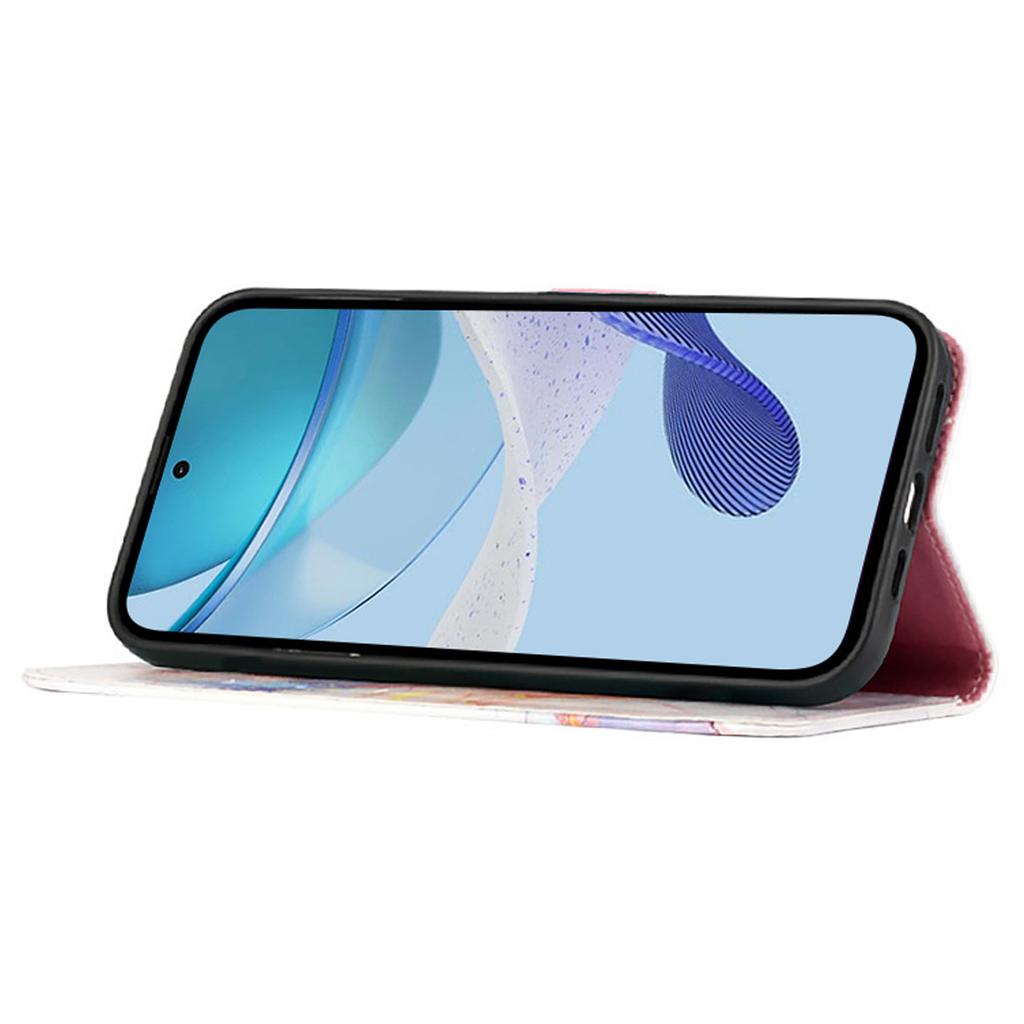 YB Pattern Printing Leather Series-6 For Samsung Galaxy M62/F62 Case Marble Wallet Flip Crossbody Phone Cover