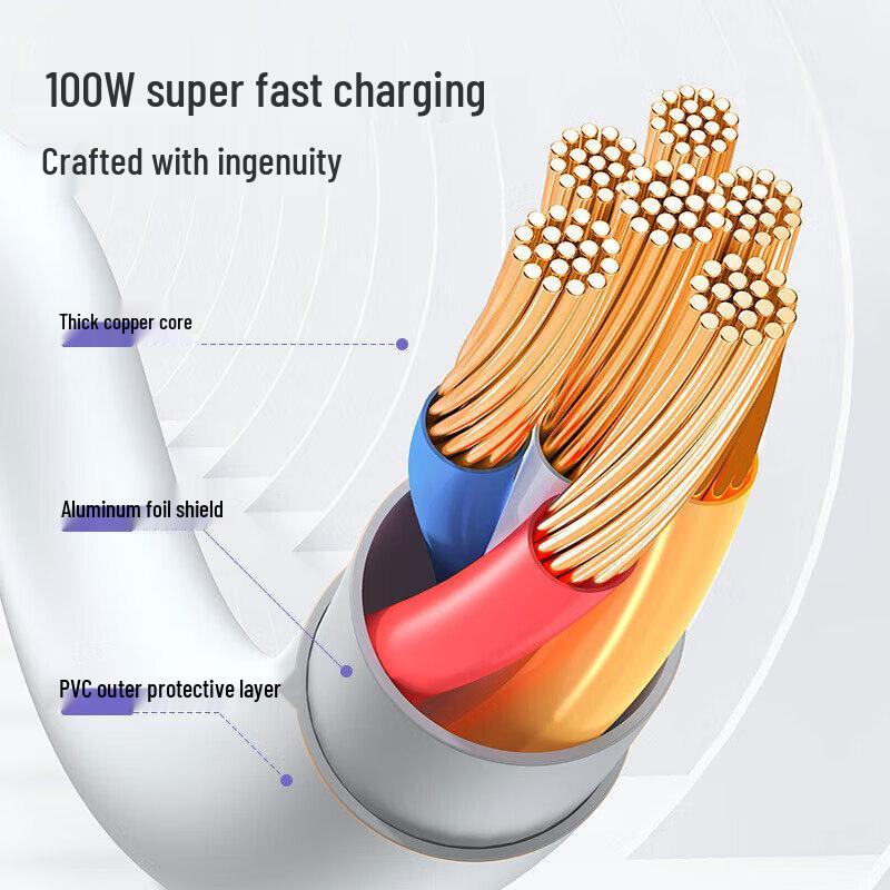 OKSJ 100W 6A Fast Charging Type-C Cable