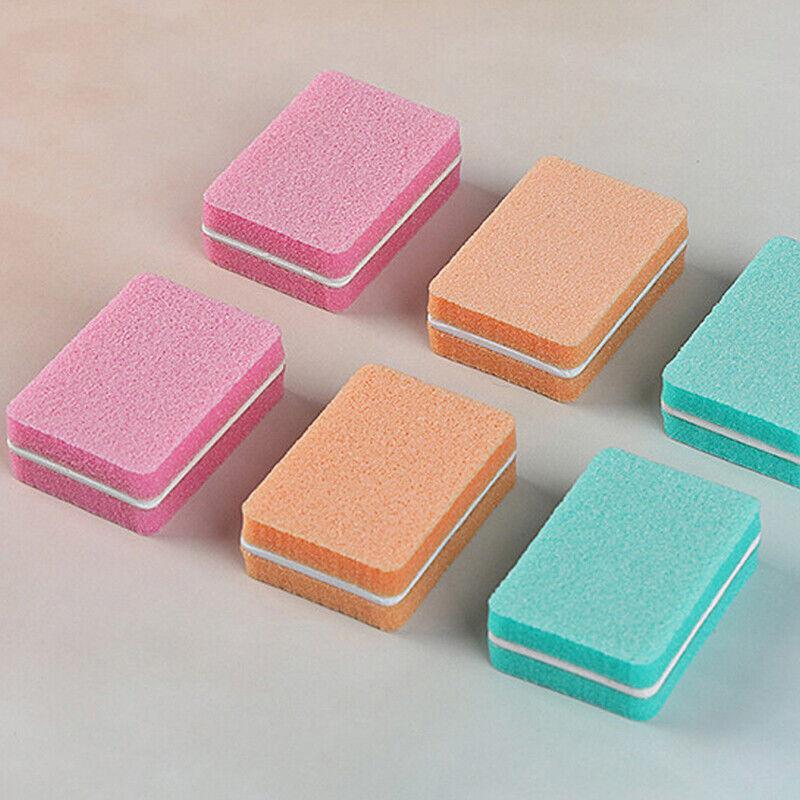 10Pcs Nail Buffer Mini Block File 180/100 Grit Buffs Manicure Accessor!QU