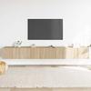 3 piece TV cabinet set Sonoma oak effect particle board