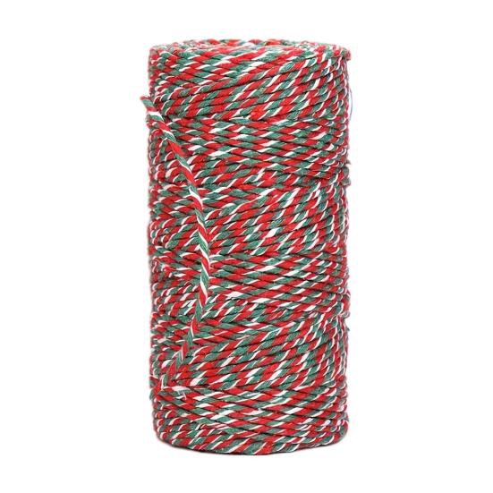 Cotton Bakers Twine 328FT Packing String Christmas Cotton Rope Cord for Tying Cake And Pastry Boxes DIY Crafts Gift Wrapping
