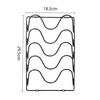 Kitchen Organizer Rack Wall Hanging Pot Cover Rack Five-Layer Pot Lid Metal Rust-Free Multifunctional Rack Pot Lid Storage Rack