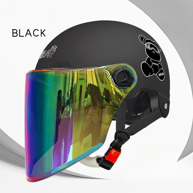 Electric Vehicle Four-season Helmet Motorcycle Helmet Summer Sun Protection Women's Helmet Men's Electric Vehicle Half Helmet