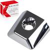Door Handle Keyhole Frame Cover Compatible with Nissan Titan | for 2004 To 2019 Year Replaces OEM 80647-ZC00A