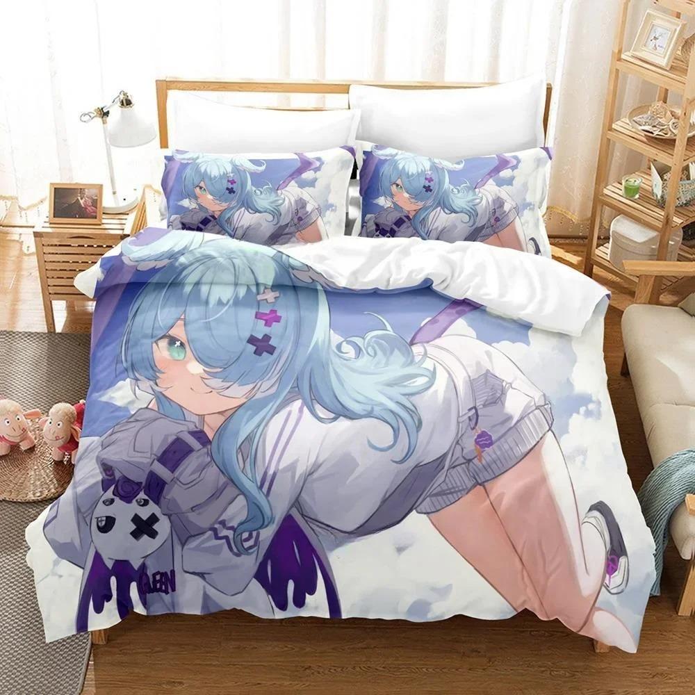 3D Print Anime Kawaii Girl Elira Pendora Bedding Set Single Twin Full Queen King Size Bed Set Adult Kid Bedroom Duvet Cover Sets