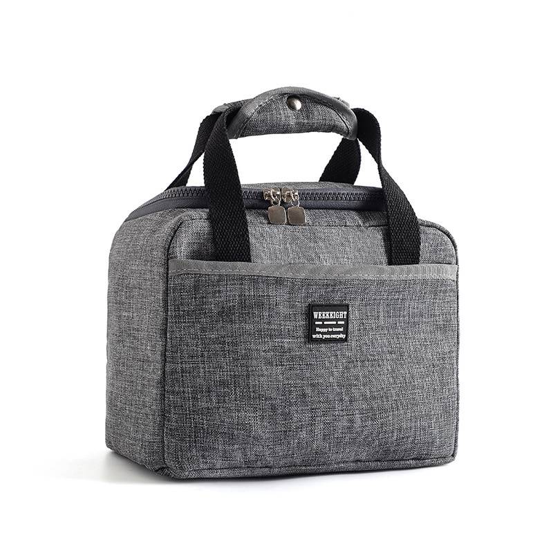 Bolsa térmica de pano, bolsa para almoço, bolsa para estudantes, lancheira, bolsa de mão