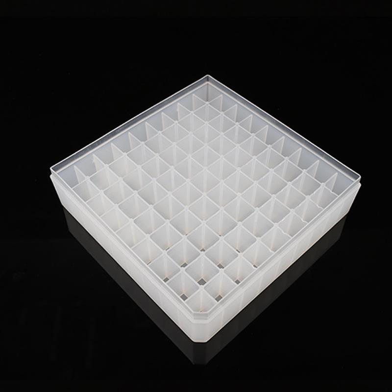81-Well Cryogenic Freezer Box, 1.8ml/2ml PP with Vent Holes