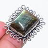 Natural Labradorite Gemstone 925 Sterling Silver Jewelry Ring Size 5.5 ZS-839