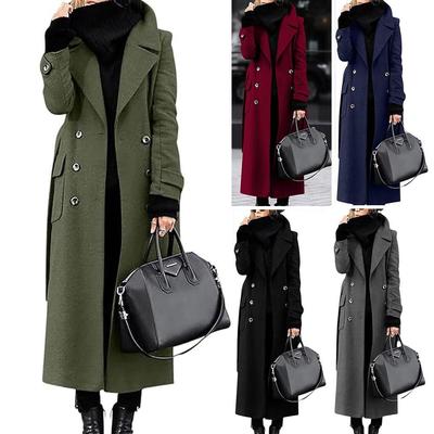Women's Casual Fashion Wool Coat Jacket - Autumn & Winter Collection