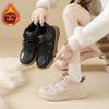 Korean Style Women's Cotton Shoes Winter Thickened Fleece Lined Sports Running Casual Warm Heightening Anti-slip Snow Boots