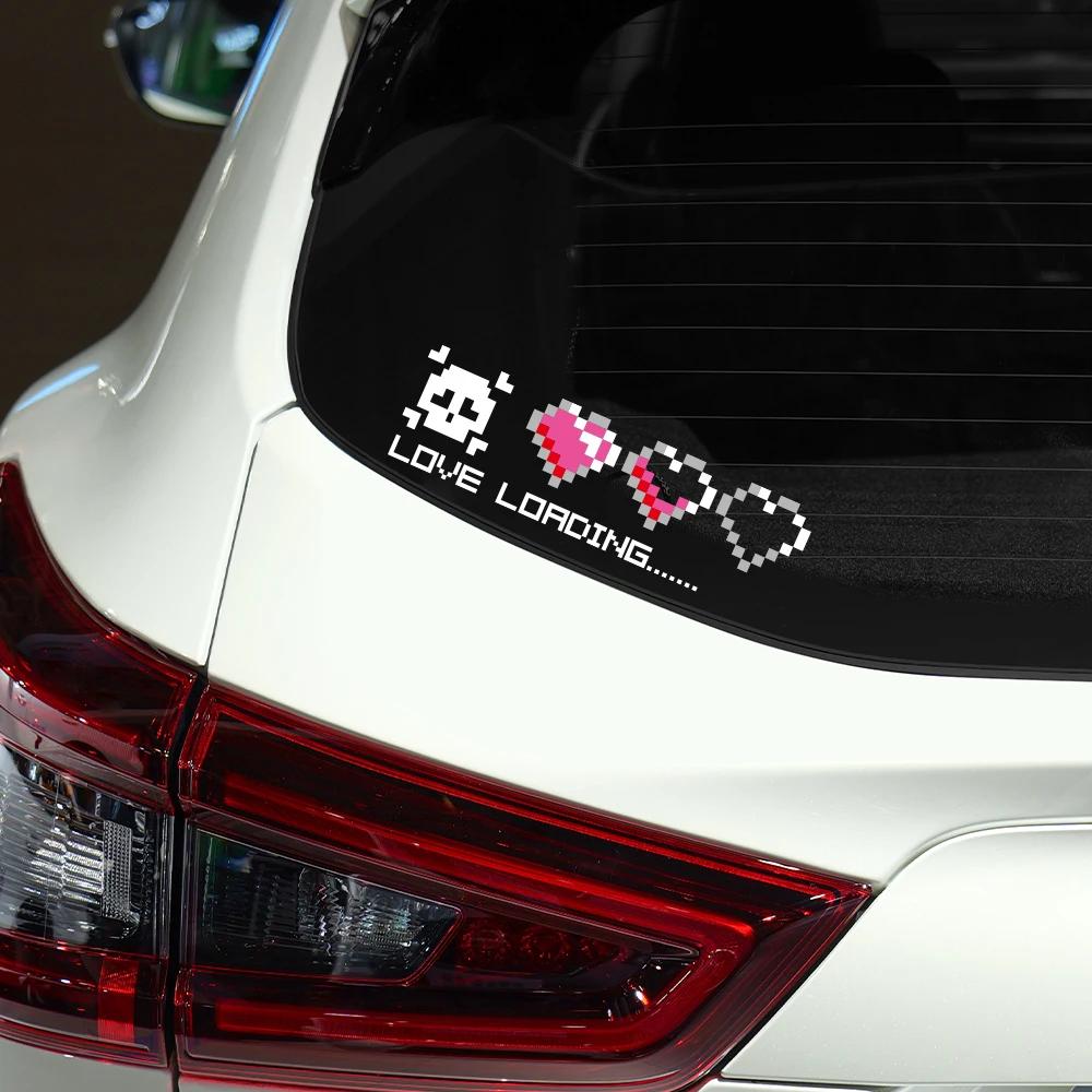 Car Sticker Love Loading Window Windshield Skull Heart Vinyl Decals Motorcycle Waterproof Vinyl Sticker Decoration Accessories