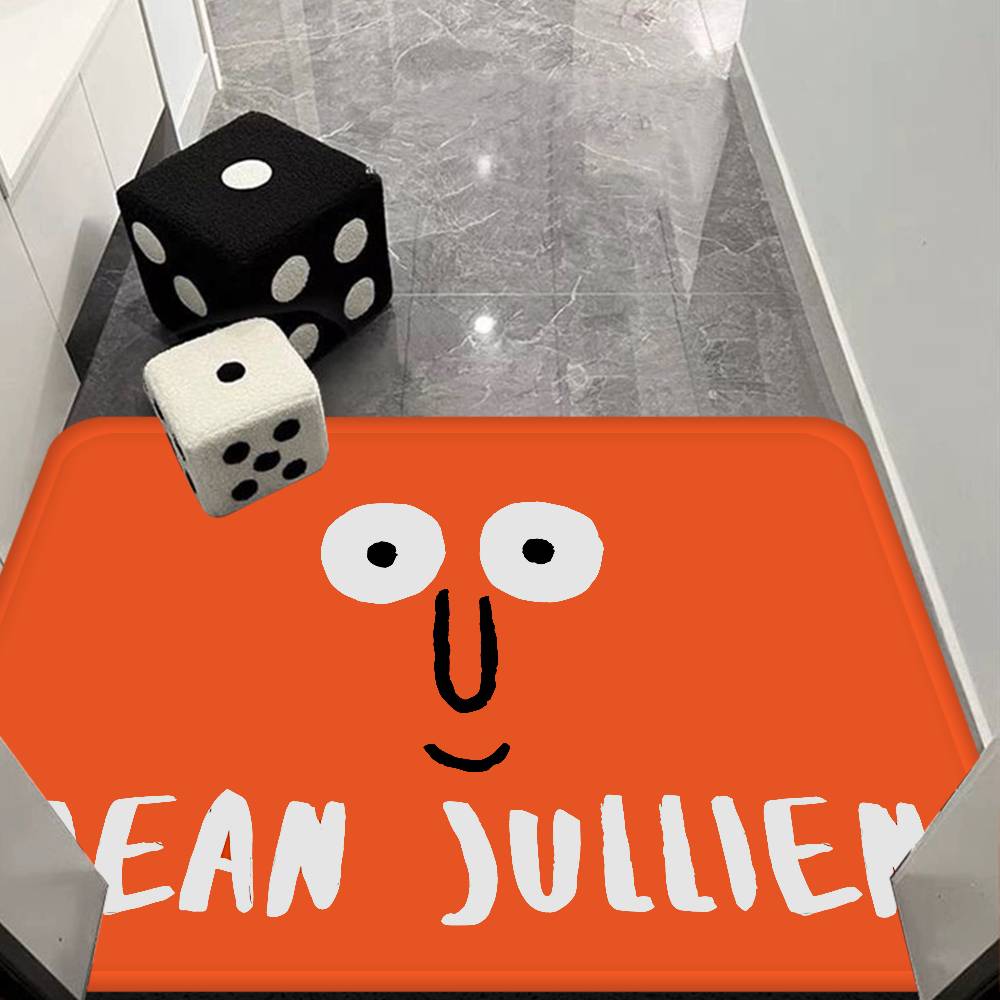 Mata Łazienkowa Art J-Jean J-Jullien Pokój Dziecięcy Dekoracja Sypialni Balkon Mata Wejściowa Antypoślizgowa Salon Dywanik Powitalny