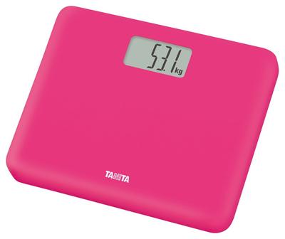 HD-660 PK Compact Pink Bathroom Scale, Powers On When You Step On It, Approx. B5 Size