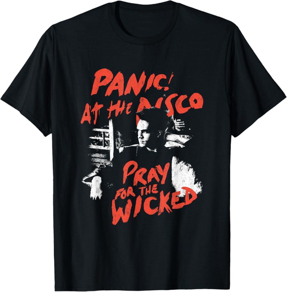 Panic at the Disco Band Pray For The Wicked Cotton Black S-5XL T Shirt C307 Unisex T-Shirt L