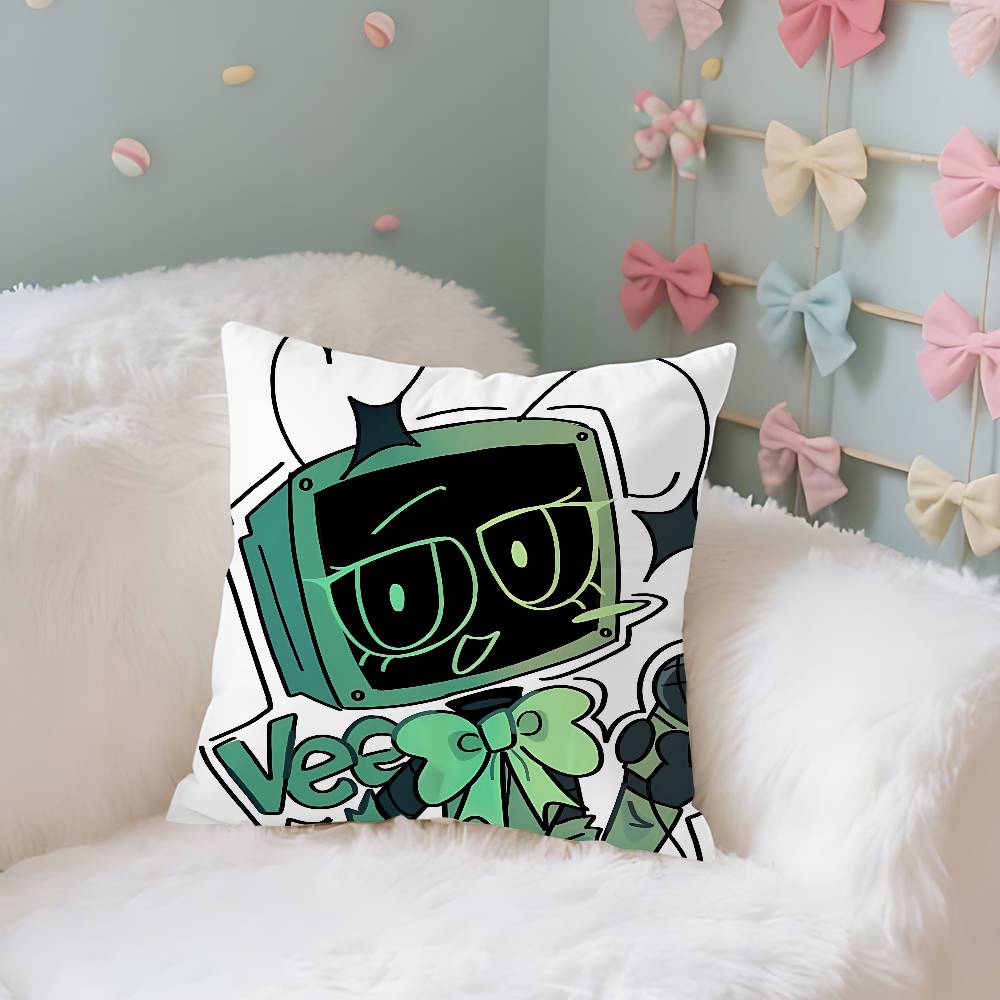 Cosmo Vee Case Plush Fabric Soft Pillowcase Double Sided Print Cushion Cover Household Gifts