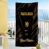 Galatasaray Customize Text Beach Towel Super Soft Microfiber Quickdry Fabric Perfect For Traveling Yoga Camping And Swimming