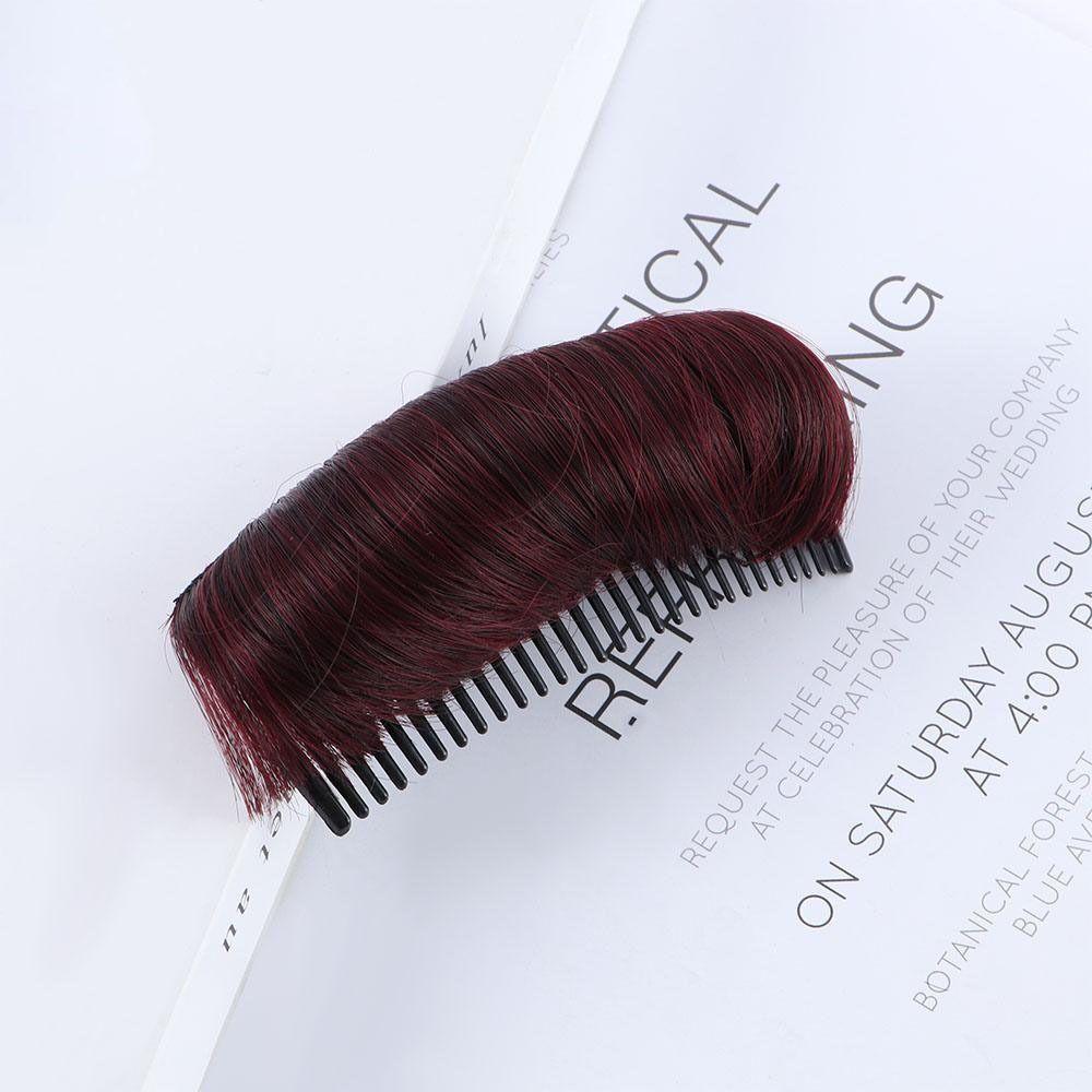 Werkzeuge Haarkämme Perückenpolster Flauschiges Haarpolster Falscher Haarclip Unsichtbarer Haarknoten DIY Haarverlängerung