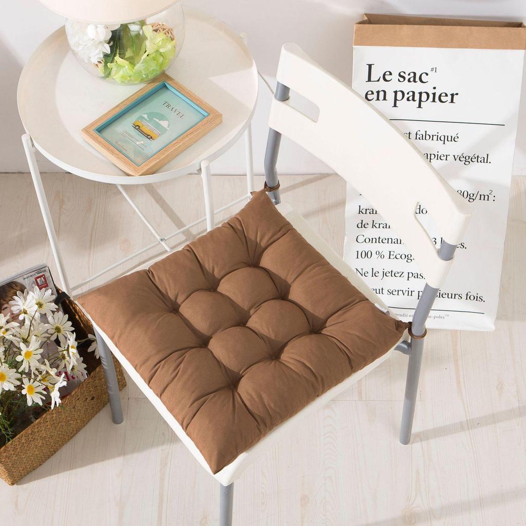 "Multi-color Comfort Cushions: Thick Soft Chair Pads for Home & Office"